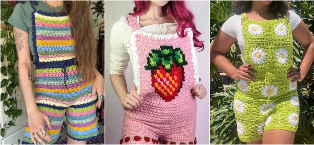 5 Free Crochet Winter Overalls Patterns